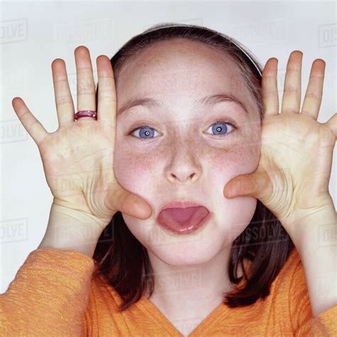 playful young girl stock photo dissolve