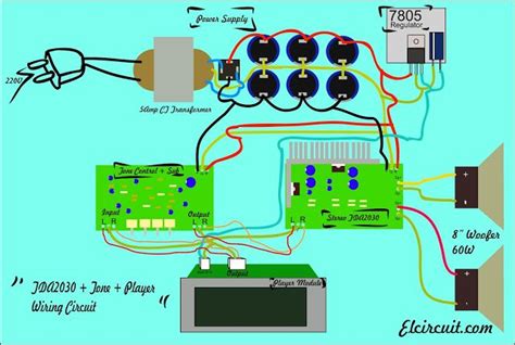 subwoofer circuit diagram home wiring diagram