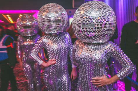 disco ball act hire nightclub entertainment book disco heads