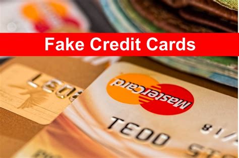 fake credit cards