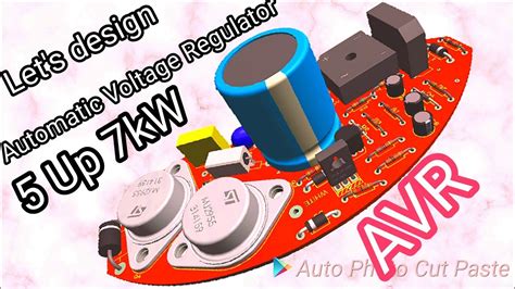 lets design automatic voltage regulator avr     kw capacity  portable generating