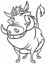 Coloring Timon Pumbaa Pages Simba Kids Getdrawings A4 Awesome sketch template