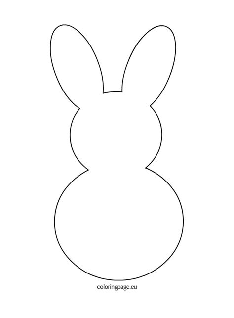 bunny outline drawing  getdrawings