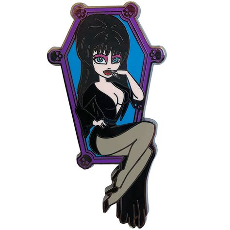 Elvira Coffin Cutie Enamel Pin By Kreepsville 666 Mp279