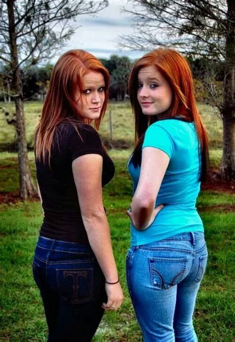 pin by corina on redhead twins redheads girls with red hair redhead