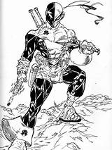 Deathstroke Coloring Pages Redesign Terminator Popular Photobucket Library Clipart Img001 sketch template