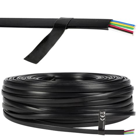black bt telephone cable  pair   copper core phone  extension wire  sale