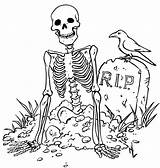 Skeleton Coloring Pages Axial Getcolorings sketch template