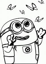 Minions Colouring sketch template