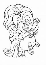 Trolls Barb Troll Stampare Trolle Welttournee Drucke Gira Mondiale Stampa Coloringonly sketch template