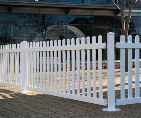 high quality white plastic pvc removable picket temporary fence buy