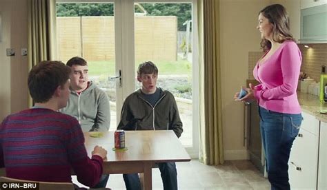 Irn Bru Advert That Shows Mother Trying To Seduce Her Teenage Sons