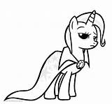 Pony Trixie Little Coloring Pages Template sketch template