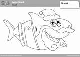 Shark Santa Coloring Finny Pages Super Simple Supersimple Color Valentine Cards Printables sketch template