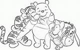 Pooh Winnie Coloring Pages Colouring Characters Bear Classic Color Library Clipart Mental Disorders Popular Comments sketch template