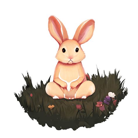 realistic light brown baby room bunny full body centered sitting