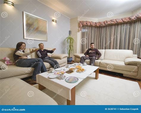 talking  living room stock image image