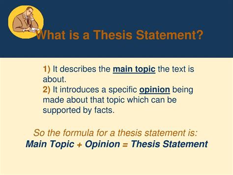 thesis statement powerpoint
