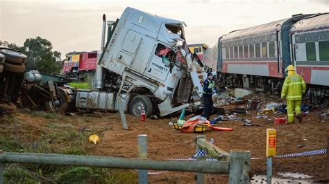 V Line Train And Truck Crash West Of Melbourne Daily Telegraph