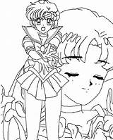 Sailor Mercury Coloring Pages Venus Getcolorings Color Getdrawings Comments sketch template
