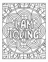 Affirmation sketch template