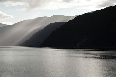 sun  mist   fjord photograph  ekely fine art america