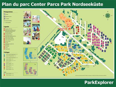 le plan de center parcs park nordseekueste parkexplorer
