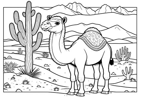 desert coloring pages  preschoolers