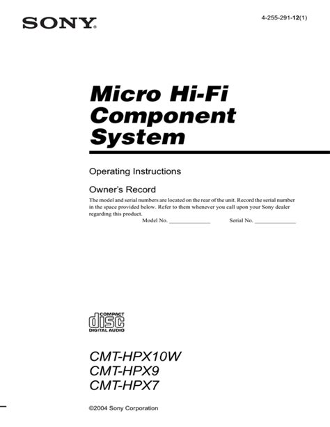 micro  fi component system