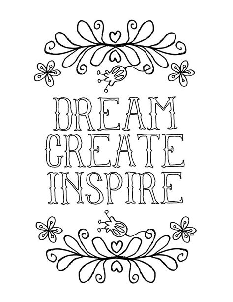 inspirational coloring page coloring  printable coloring pages