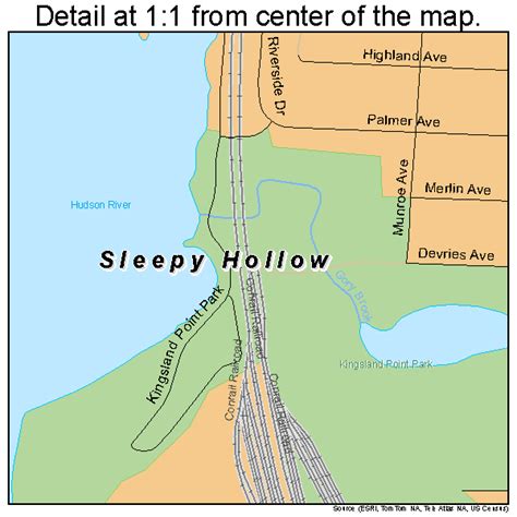 sleepy hollow  york street map