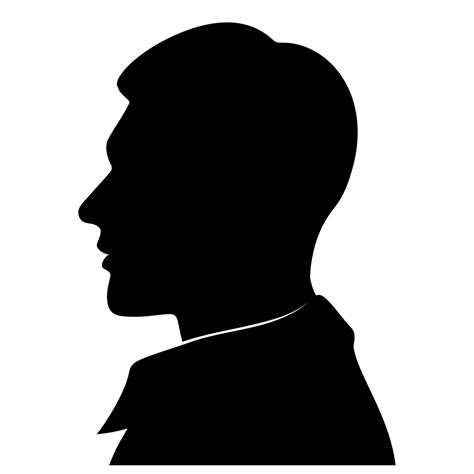man side profile vector art icons  graphics