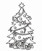 Christmas Coloring Pages Tree Online Popular sketch template
