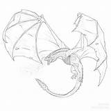 Drachen Dragons Game Drache Eisdrachen Malen Drogon Ausmalen Ausmalbild Skizze Skizzen Monikazagrobelna Fantasy Dämon Wyvern sketch template