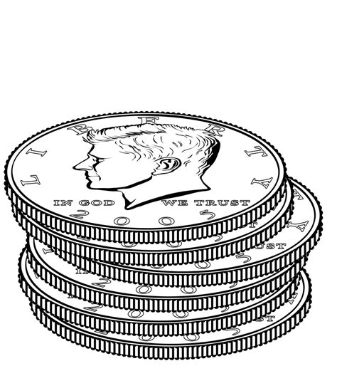 money coloring page coloring home