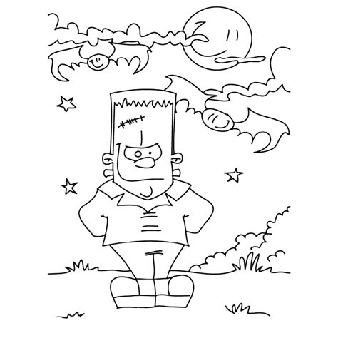 monster coloring pages books    printable