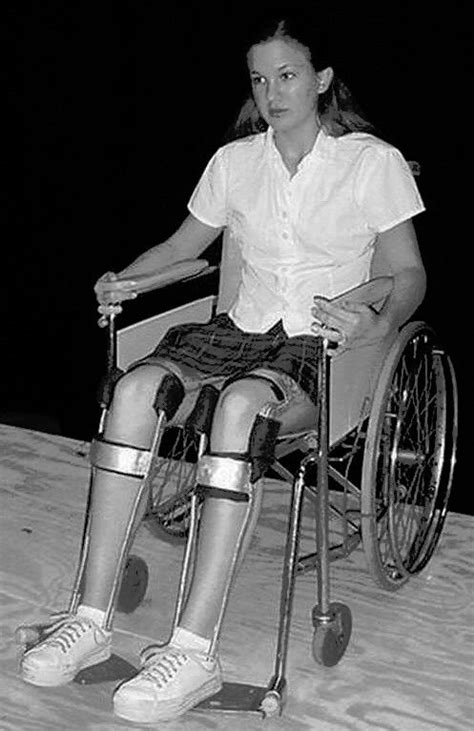 Polio Girl Wheelchair Women Polio Girl