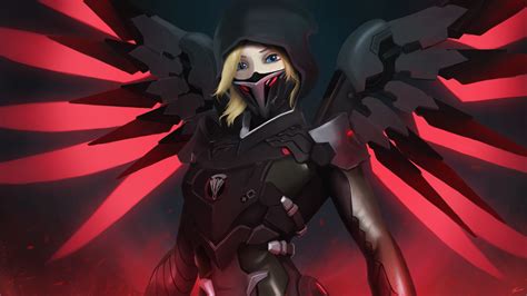 mercy overwatch blackwatch  hd games  wallpapers images