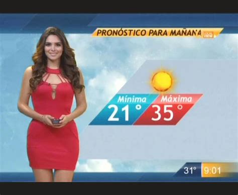 World S Hottest Weather Girl Lluvia Carrillo Daily Star