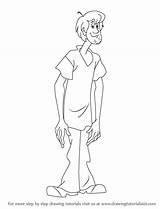 Scooby Doo Shaggy Step Coloring Drawingtutorials101 Dibujos Tutorial sketch template