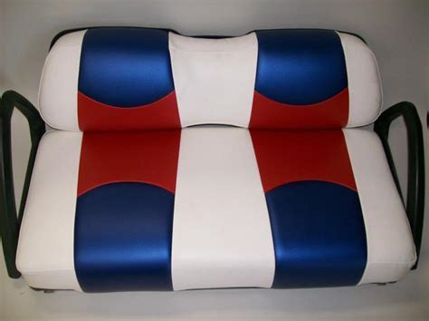 ez  rxv golf cart front seat replacement custom deluxe covers settri color ebay
