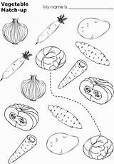 Vegetables Viatico sketch template