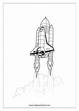 Coloring Miscellaneous Sheet Megaworkbook Sheets Rocket sketch template