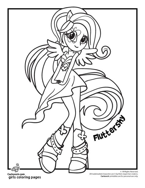 coloring pages   pony equestria  getdrawings