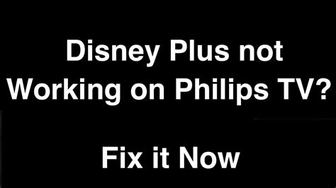 disney   working  philips tv fix   youtube