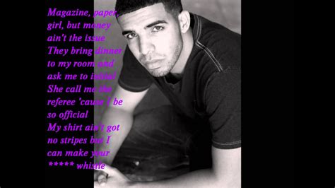 Drake Best I Ever Had Lyrics Youtube
