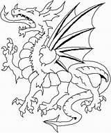 Dragon Coloring Pages Printable Simple Dragons Color Print Kids Clipart Angry Book Colouring Easy Online Ball Filminspector Library Scary Getcolorings sketch template