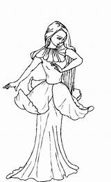 Coloring Adult Library Clipart Colouring Fairy sketch template