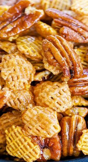 praline crunch … with images chex mix recipes snack