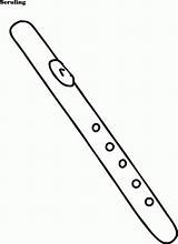 Mewarnai Seruling Alat Sketsa Flute Putih Hitam Tradisional Menggambar Paud Gamelan Digunakan Sejarah Drum Tertua Satu Mudah sketch template